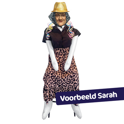 Opblaasbare Abraham/Sarah pop - 145 cm