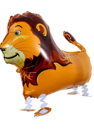 Walking Lion Foil Balloon - 54 x 63 cm