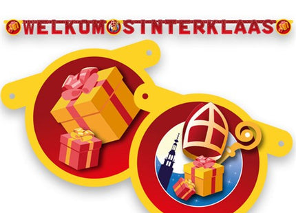 Welkom Sinterklaas Letterslinger - 210 cm