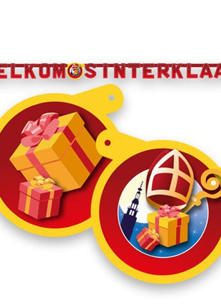 Welcome Sinterklaas Letter Banner - 210 cm