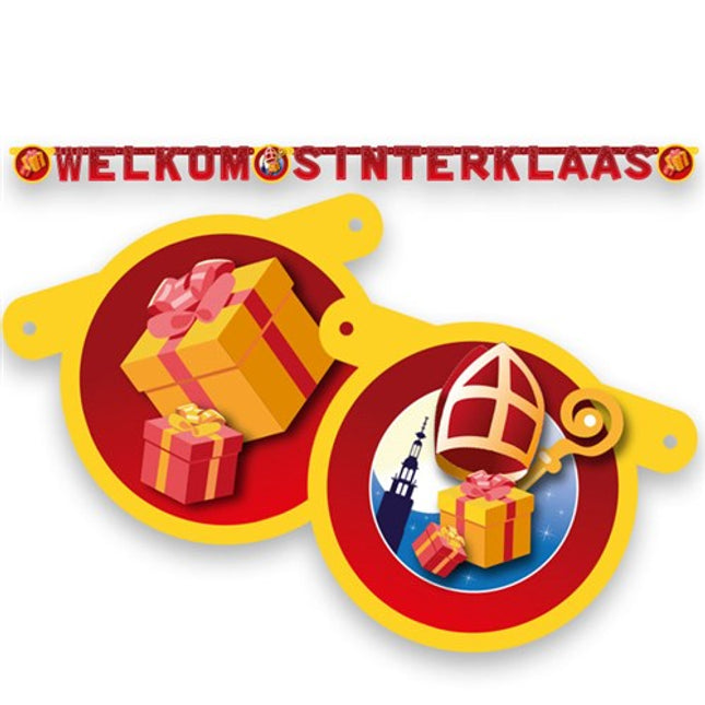 Welkom Sinterklaas Letterslinger - 210 cm