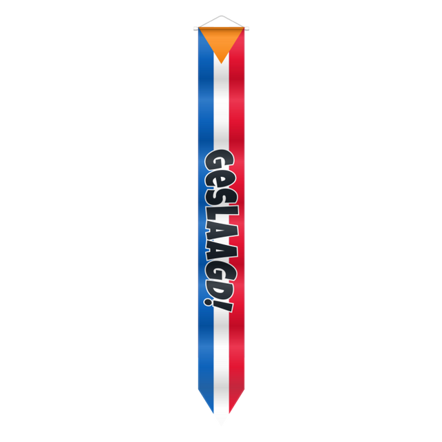 Wimpel geslaagd - 155 cm