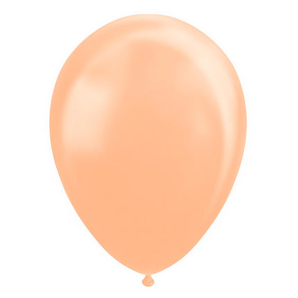 Ballonnen - 10 stuks - 30 cm - Peach metallic