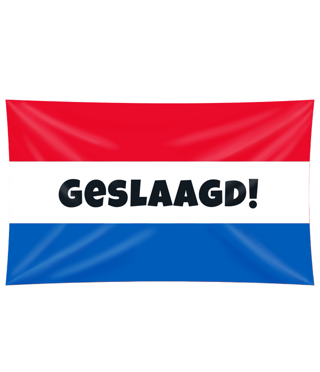 Vlag Geslaagd  - 90 x 150 cm