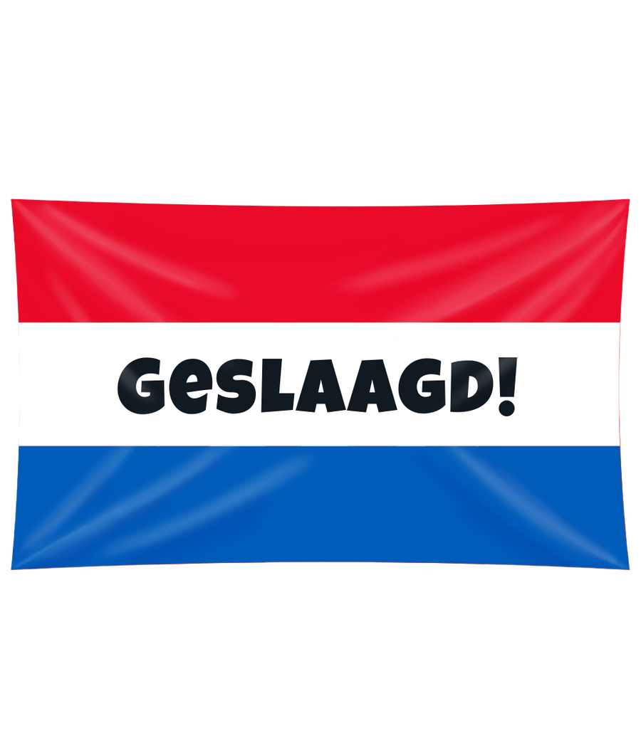 Gevelvlag Geslaagd  - 90 x 150 cm