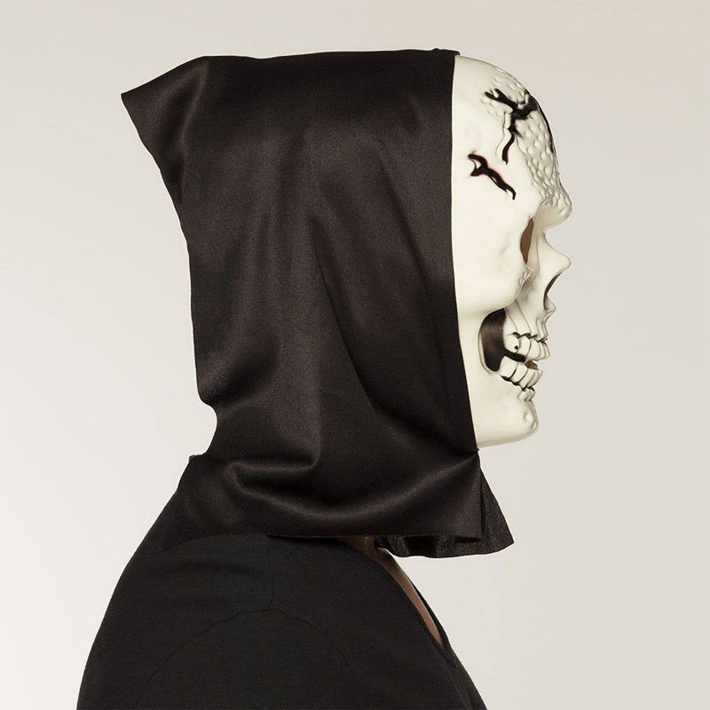 Day of the Dead - Masker schedel met kap