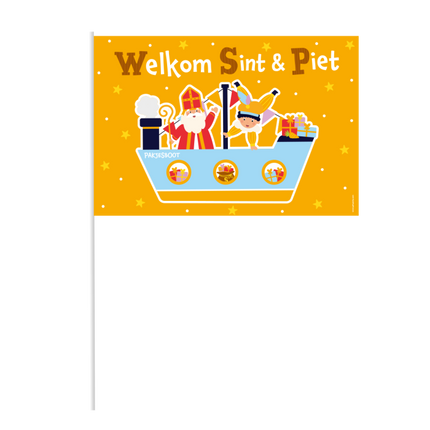 GRATIS 50 x Sinterklaas zwaaivlaggetje