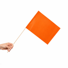 Zwaaivlaggetje Oranje - 20 x 30 cm - 1 stuk